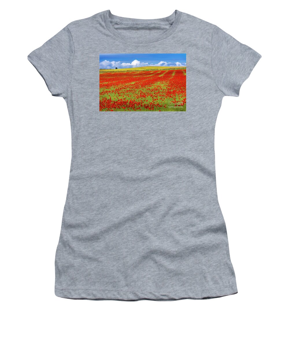 Agriculture Women's T-Shirt featuring the photograph Leading me to the sky by Vicente Sargues