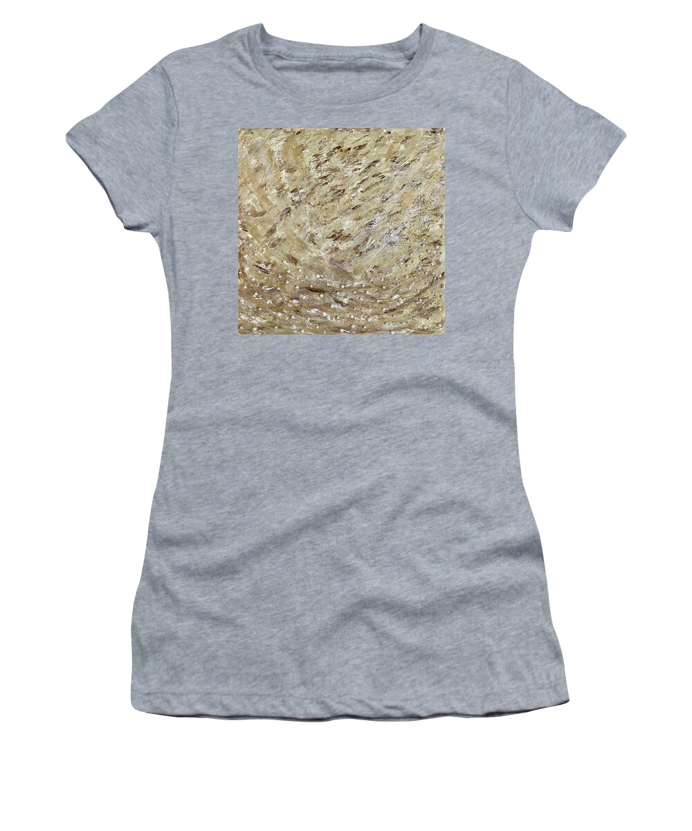 Light Women's T-Shirt featuring the painting Light by Medge Jaspan
