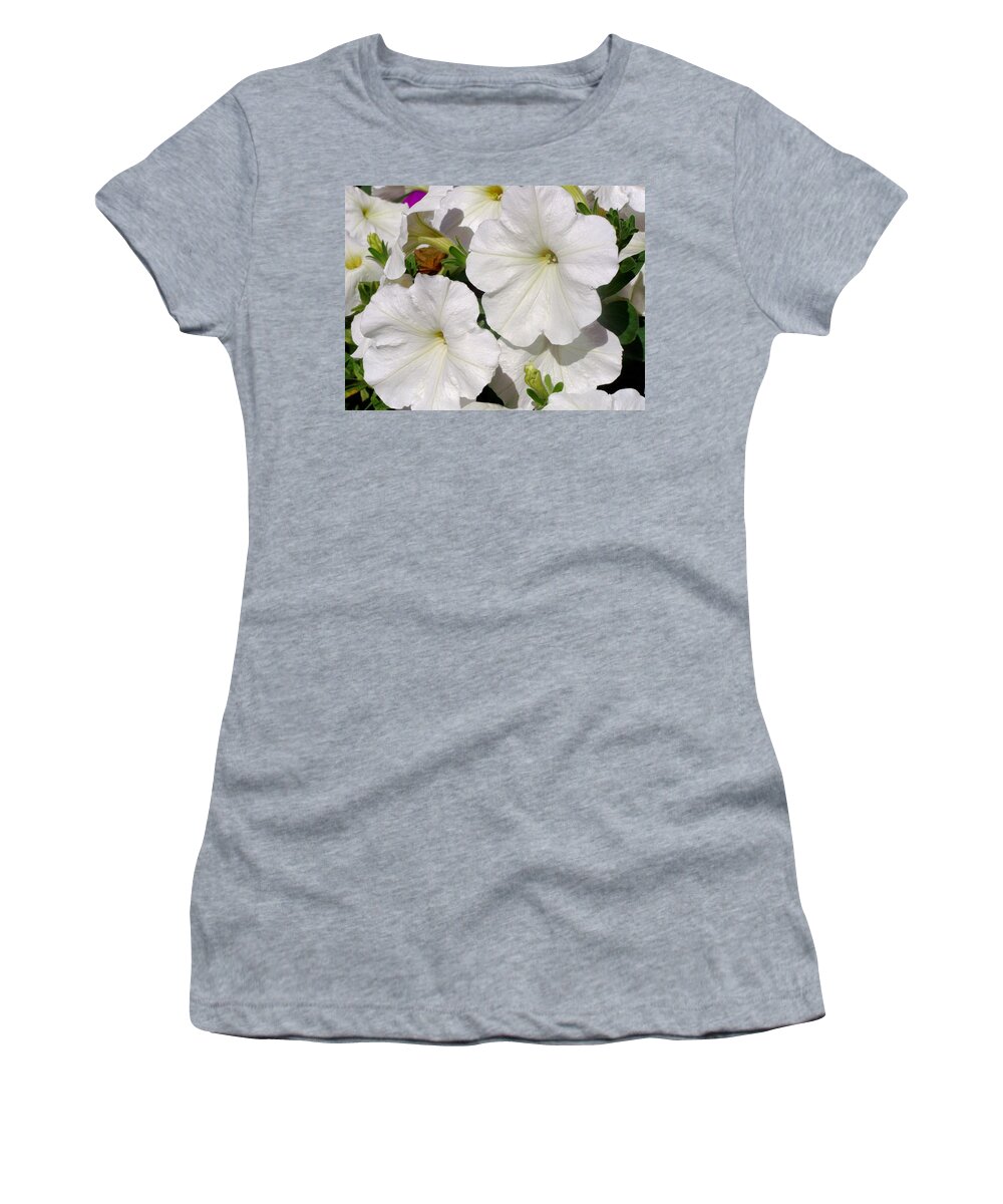 Lilies Women's T-Shirt featuring the photograph Lilies by Christopher Rowlands