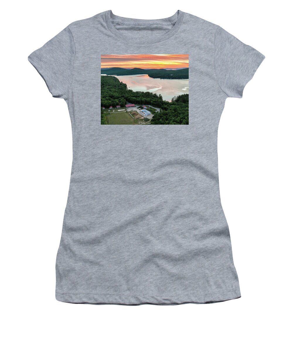  Women's T-Shirt featuring the photograph Lions Camp Pride by John Gisis