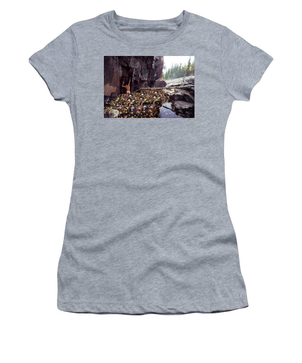 Lone Women's T-Shirt featuring the photograph Loneliness and Chaos by Wayne King