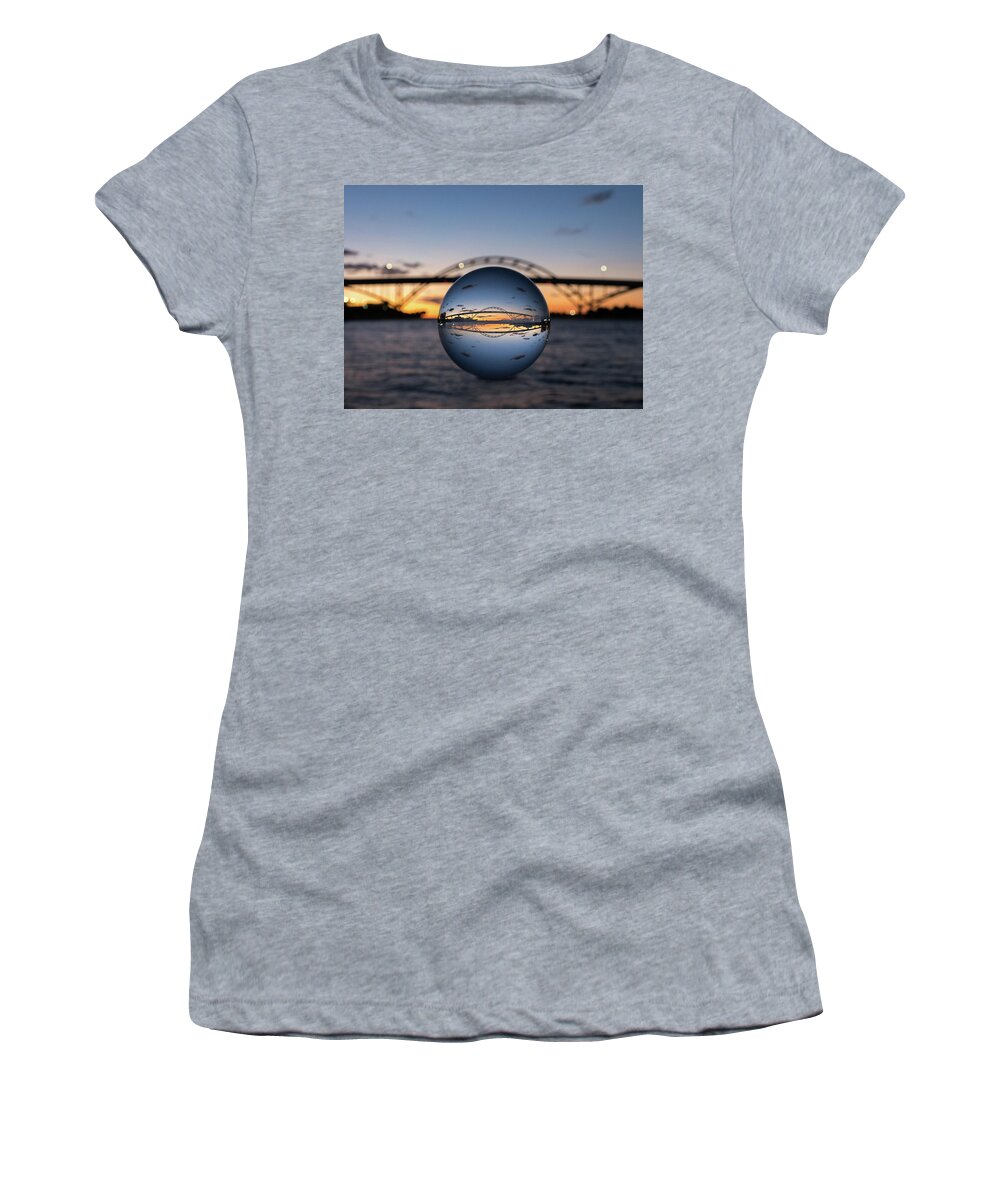 Port Of Milwaukee Women's T-Shirt featuring the photograph Look into Your Crystal Ball by Kristine Hinrichs