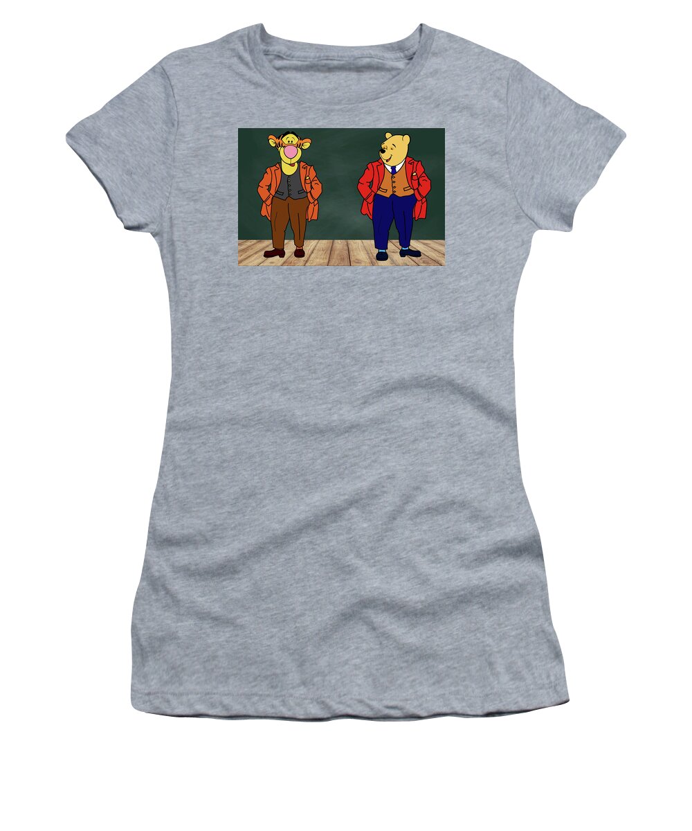 Pooh Women's T-Shirt featuring the digital art Looking Good by John Haldane