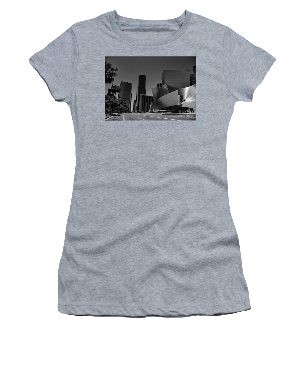 Frank Gehry Women's T-Shirt featuring the photograph Los Angeles Architecture Frank Gehry by Chuck Kuhn