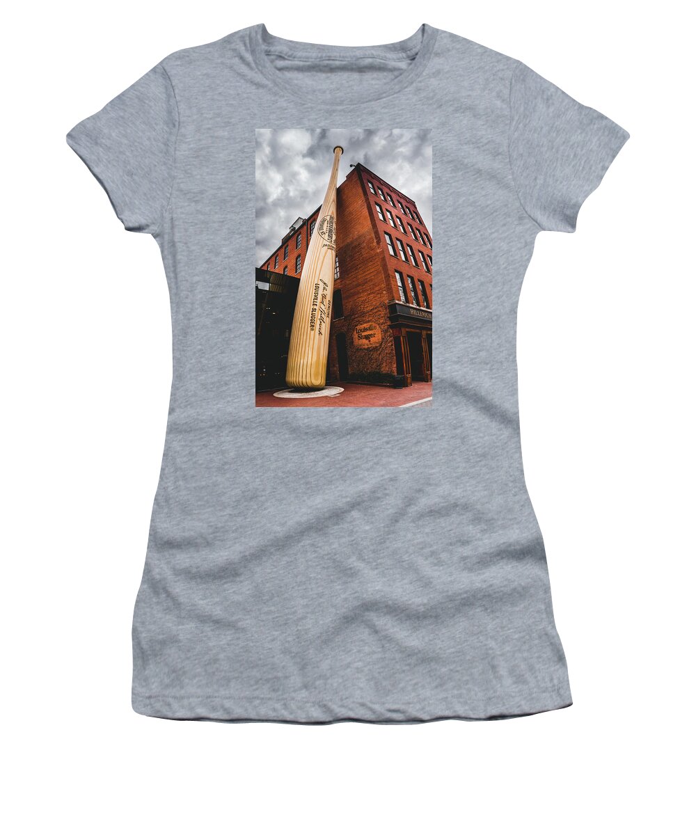 Louisville Women's T-Shirt featuring the photograph Louisville Slugger by Alexey Stiop