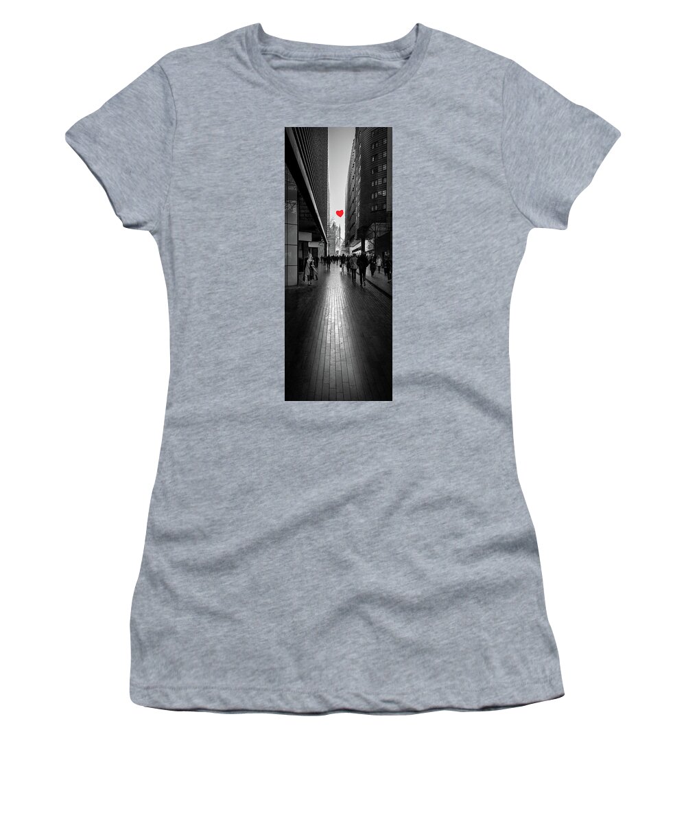 London Women's T-Shirt featuring the photograph Love London by Nigel R Bell