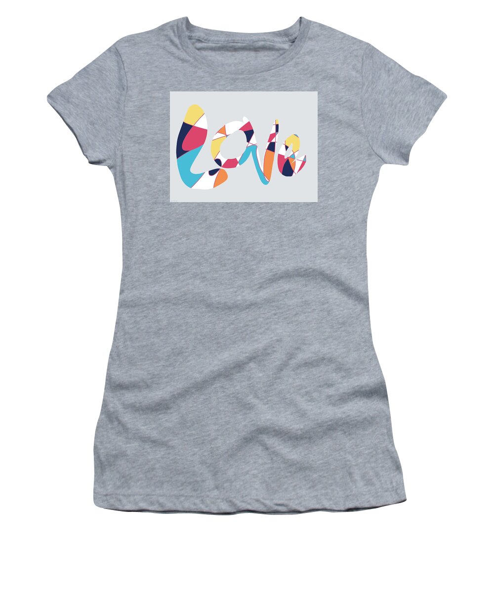 Love Women's T-Shirt featuring the digital art Love More by Jacquie Gouveia