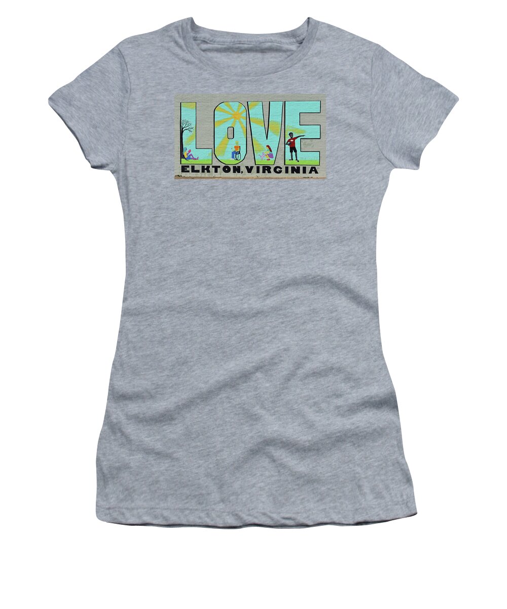 Town Women's T-Shirt featuring the photograph Love This Town by Roberta Byram
