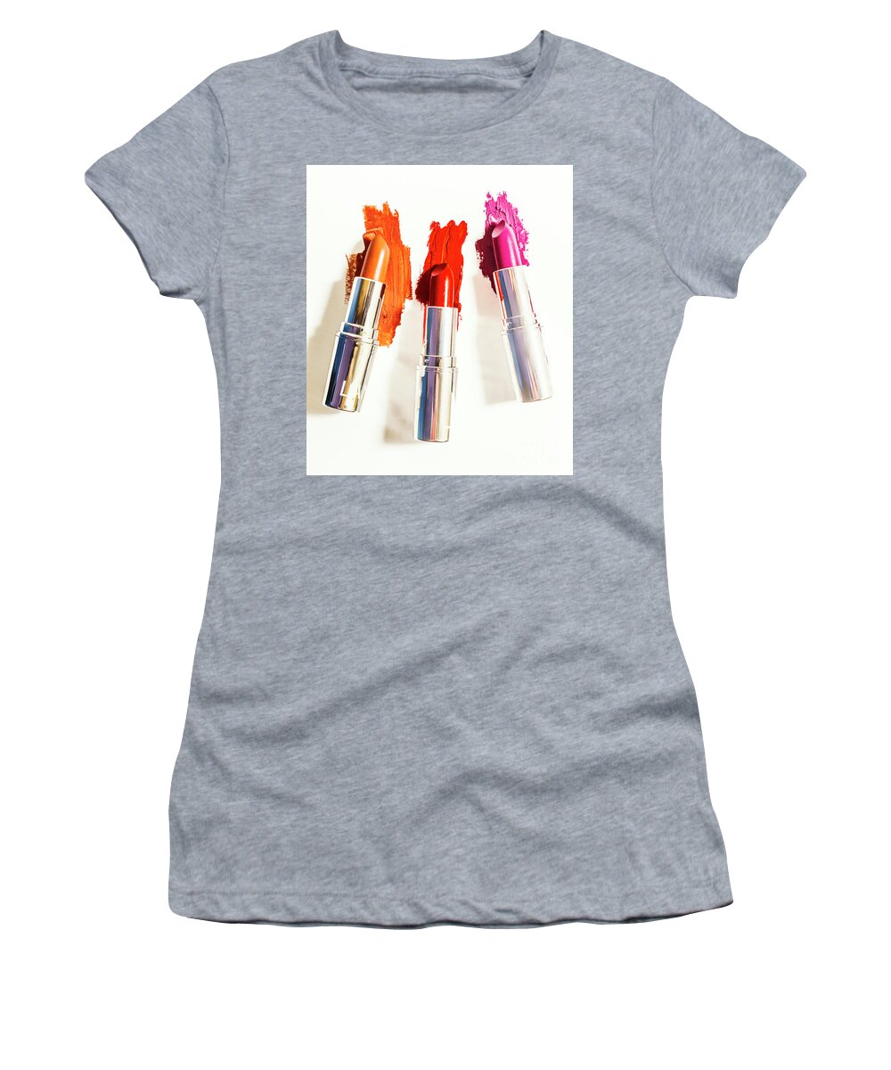 Makeup Women's T-Shirt featuring the photograph Made-up by Jorgo Photography