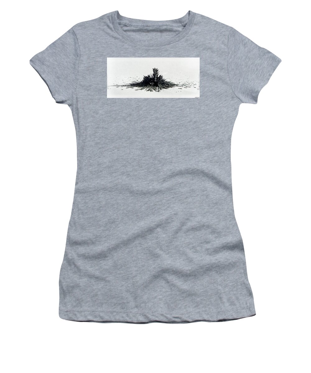 Magnetic Explosion Women's T-Shirt featuring the photograph Magnetic Explosion 02 by Weston Westmoreland