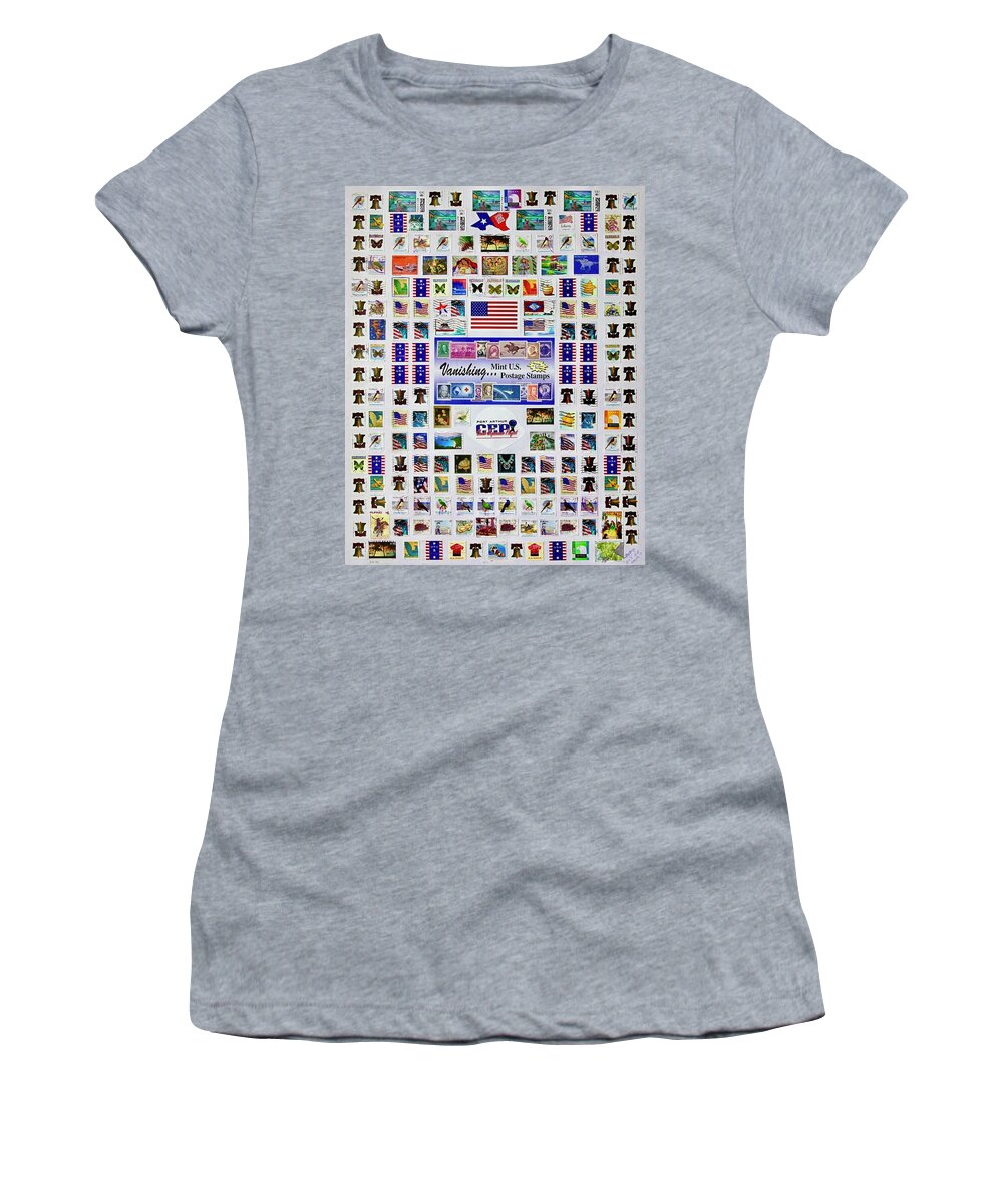 All Apparels Women's T-Shirt featuring the mixed media Magnificent Collections by Lorna Maza