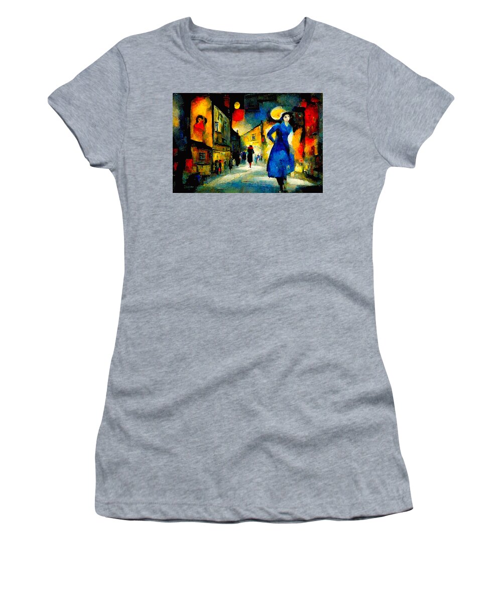 Marc Chagall Women's T-Shirt featuring the digital art Marc Chagall #1 by Craig Boehman
