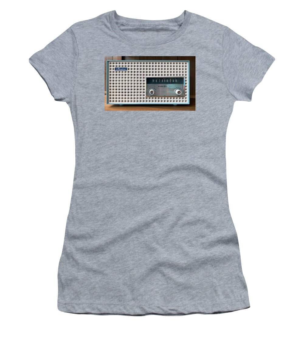 Megaphone Women's T-Shirt featuring the photograph Megaphonic Electric Radio by Matthew Bamberg