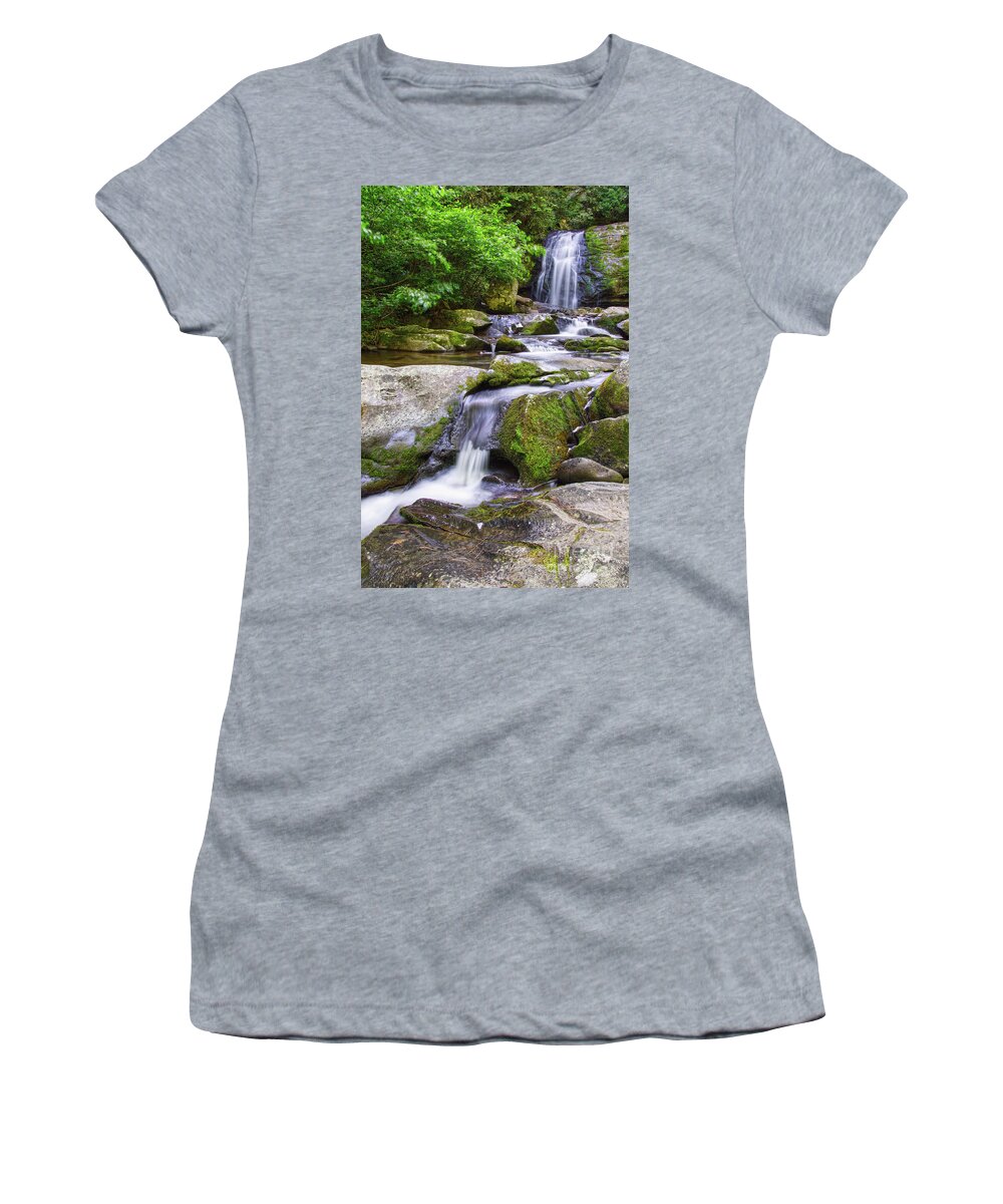 Meigs Falls Women's T-Shirt featuring the photograph Meigs Falls 8 by Phil Perkins