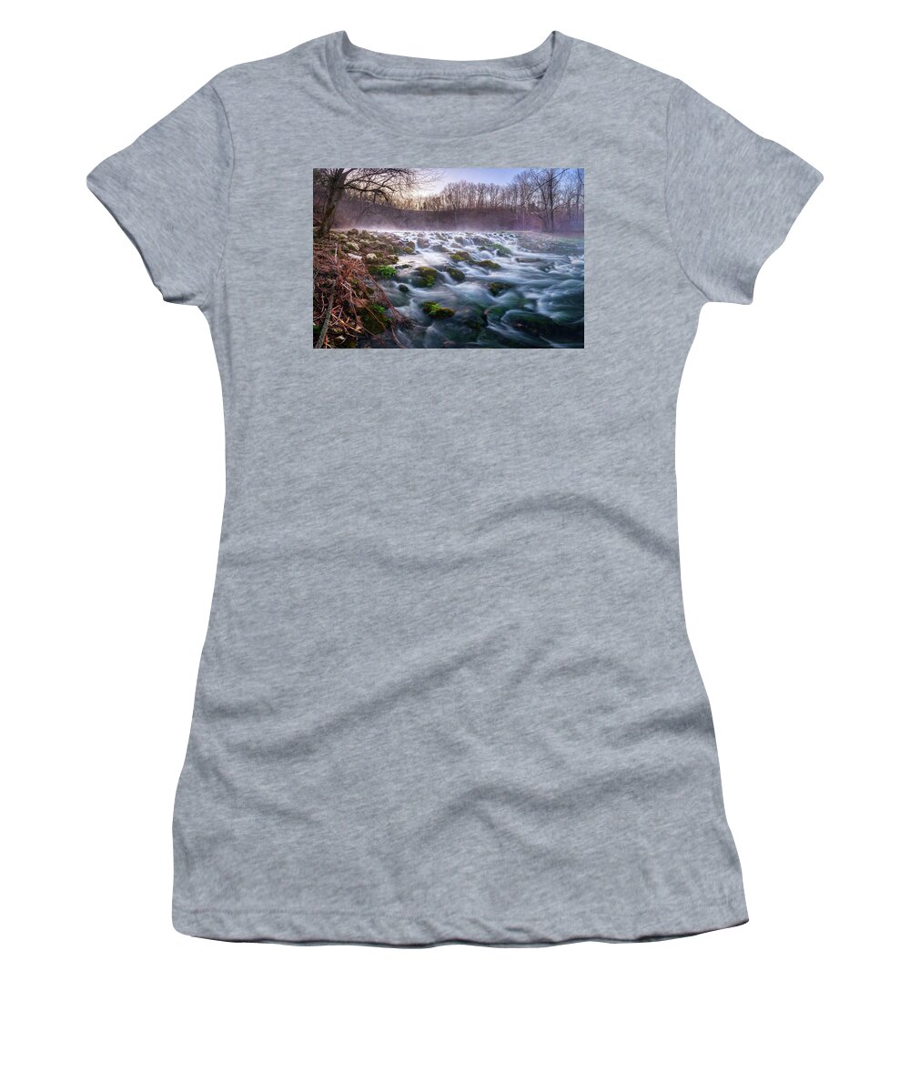 Dawn Women's T-Shirt featuring the photograph Meramac Spring I by Robert Charity