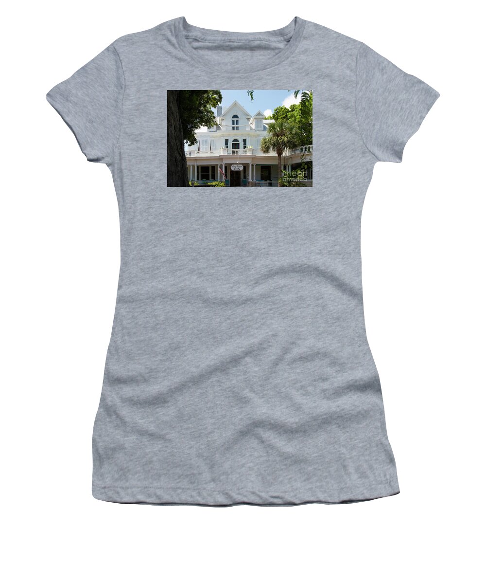 Wayne Moran Photograpy Women's T-Shirt featuring the photograph Milton W Curry House Key West Florida by Wayne Moran