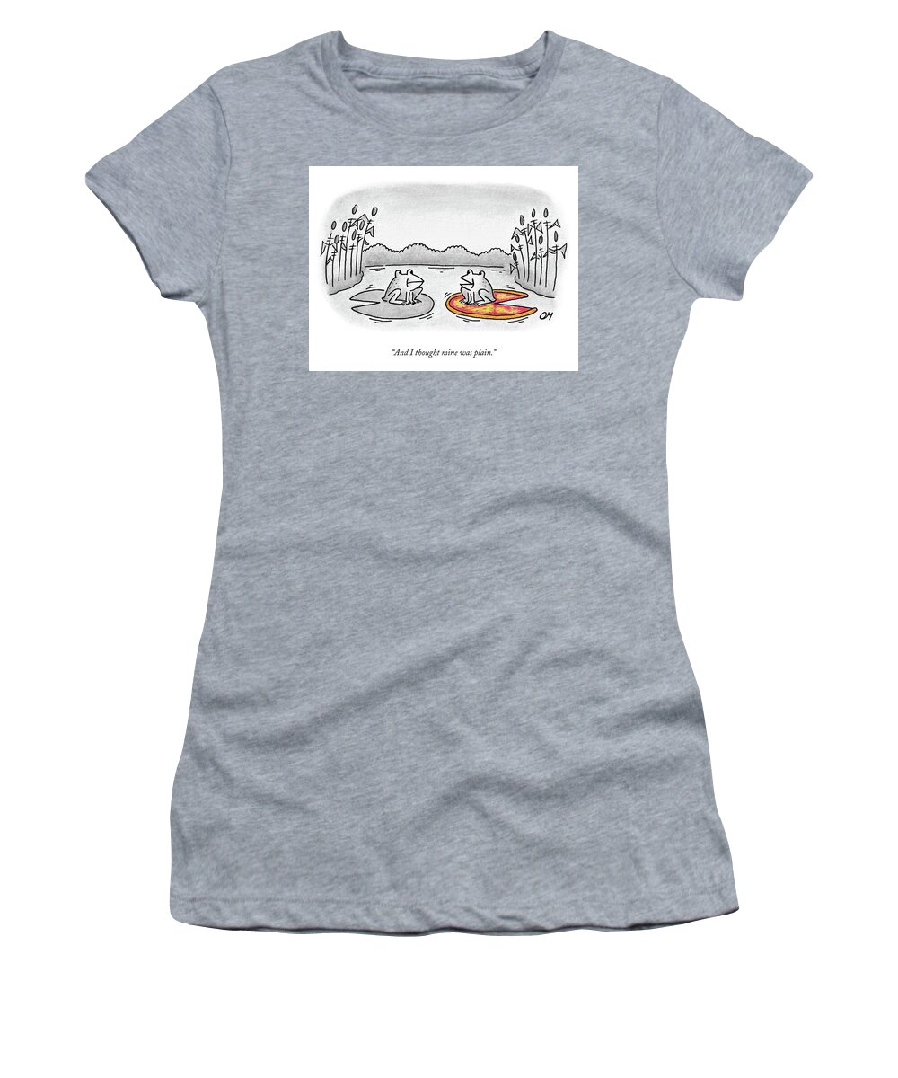 Cctk Women's T-Shirt featuring the drawing Mine Was Plain by Dan Misdea