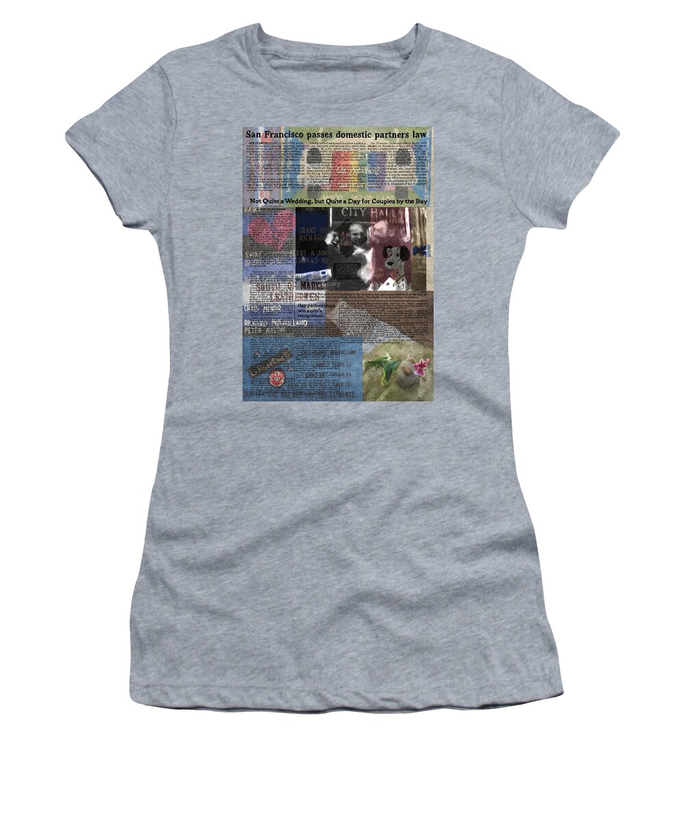  Women's T-Shirt featuring the digital art Minor-Mulholland by Jason Cardwell