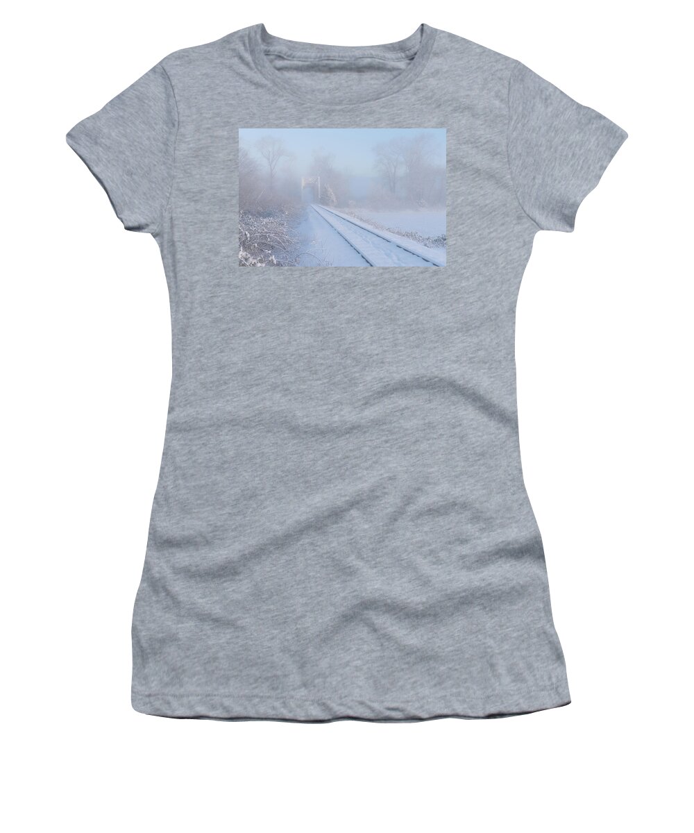 Moody Women's T-Shirt featuring the photograph Moody Tracks by Darren White