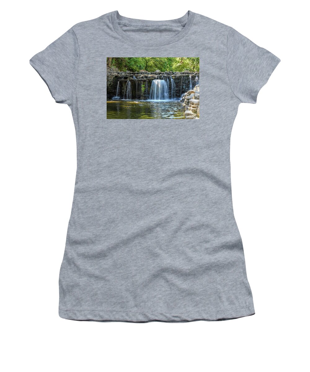 Long Women's T-Shirt featuring the photograph Morning Sunrise at Prairie Creek by Diana Mary Sharpton