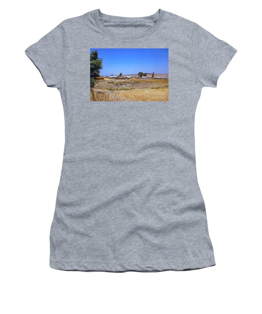 Morocco Women's T-Shirt featuring the photograph Morocco Countryside by Bob Phillips