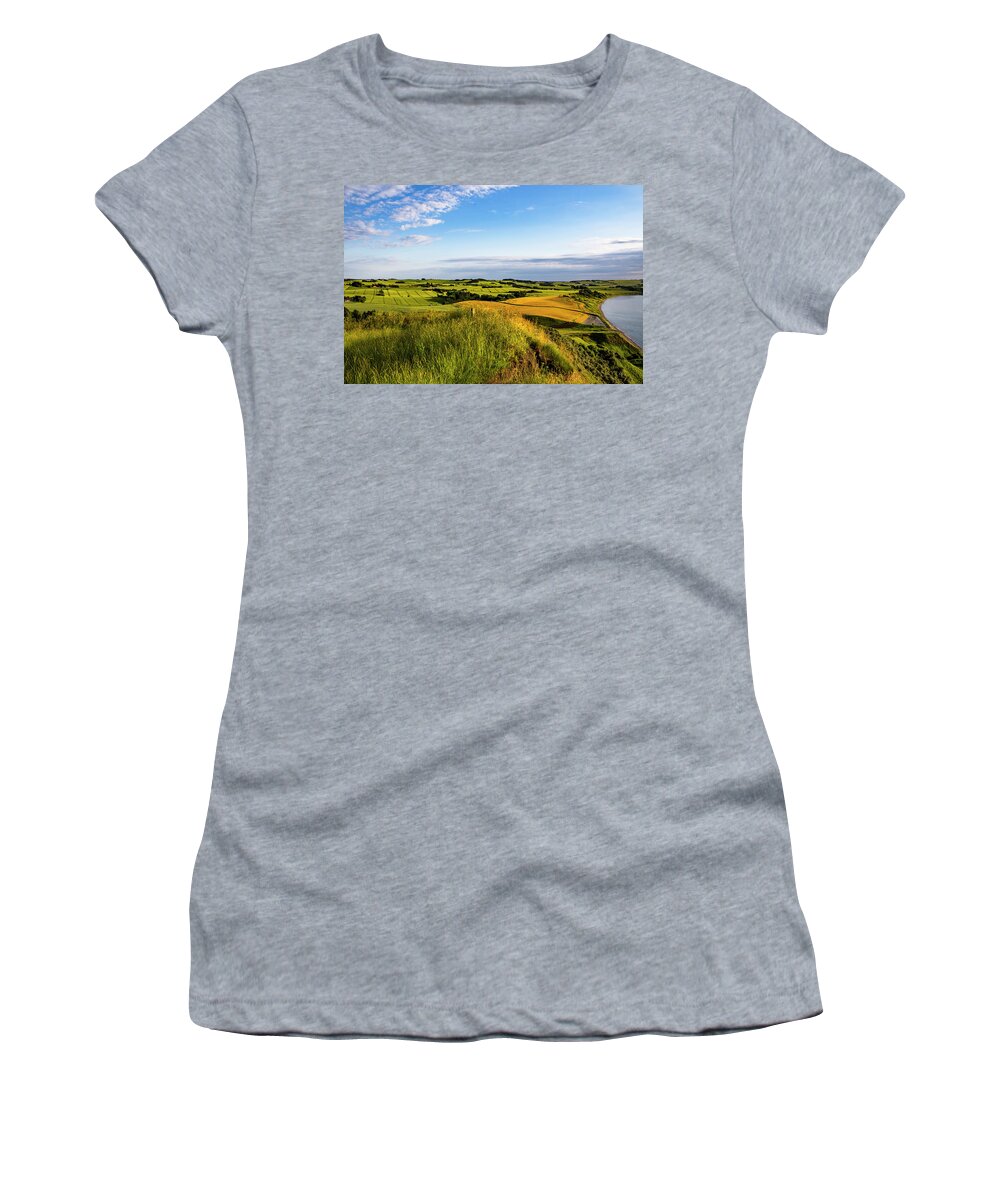 Agriculture Women's T-Shirt featuring the photograph Mors, Denmark by Alexander Farnsworth