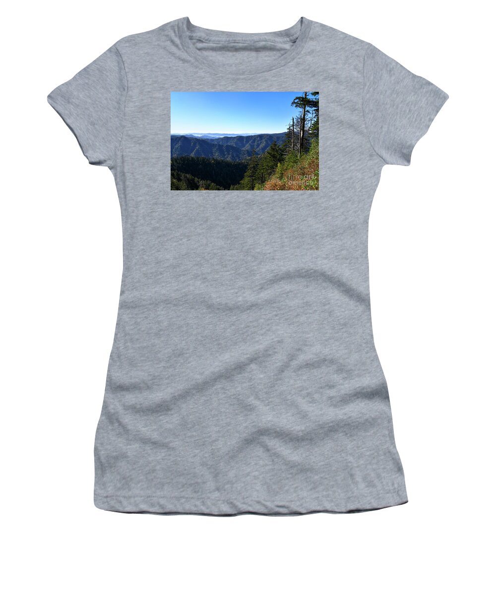 Mount Leconte Women's T-Shirt featuring the photograph Mount LeConte 7 by Phil Perkins