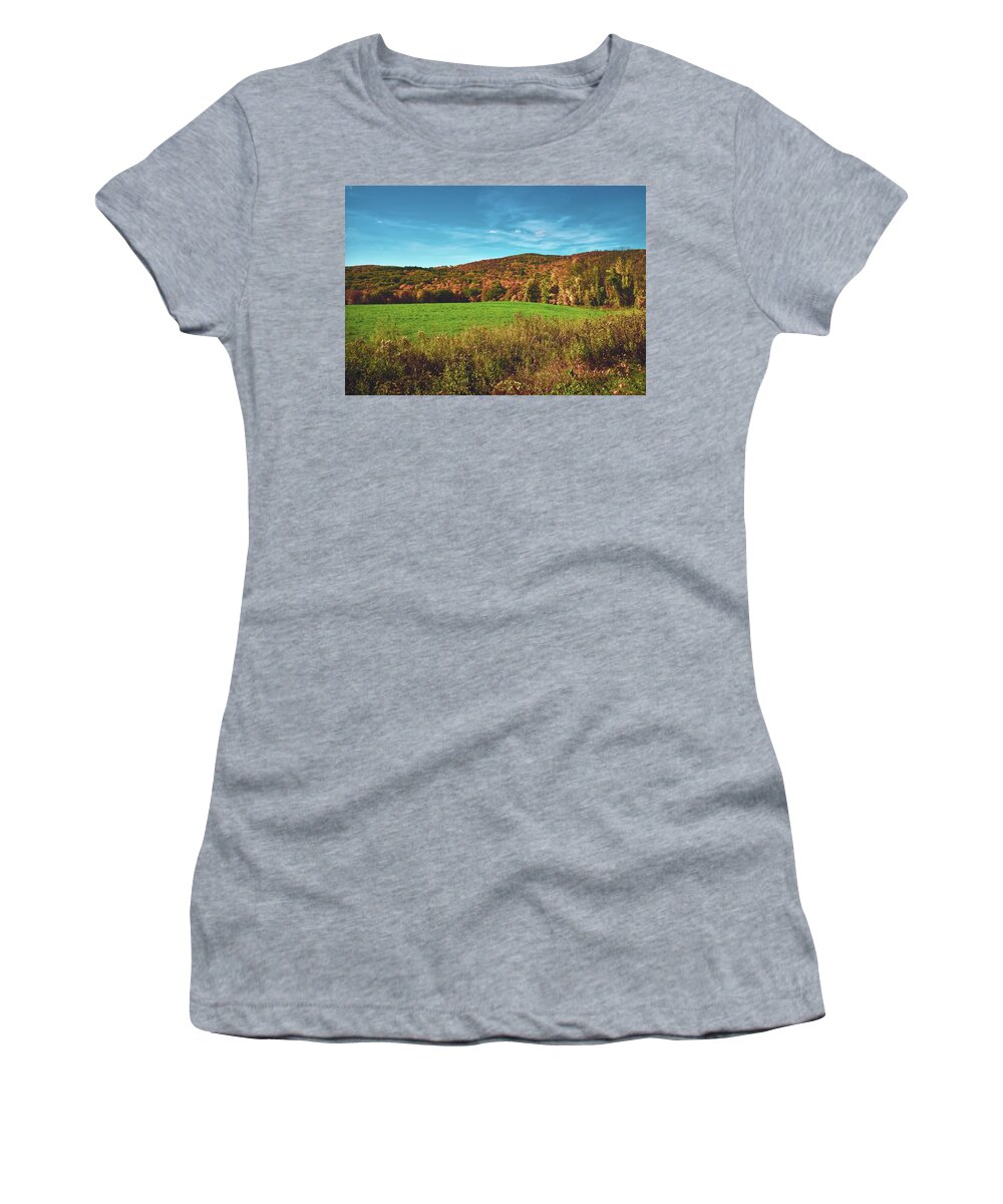 Mountain Women's T-Shirt featuring the photograph Mountain views by Christina McGoran