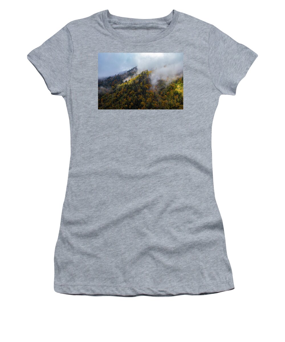 Mountain Women's T-Shirt featuring the photograph Mountainside by Jamie Tyler
