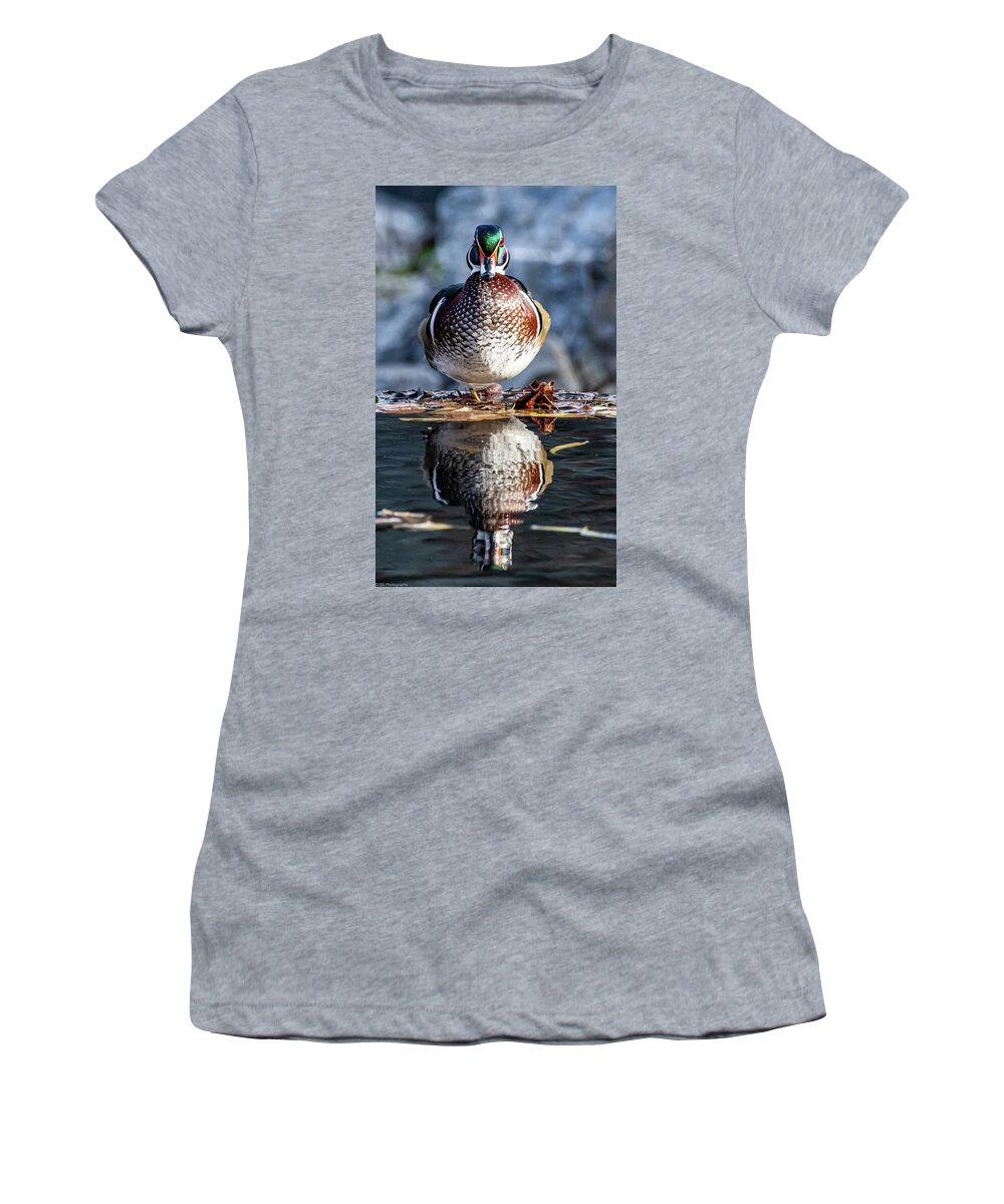 Wood Women's T-Shirt featuring the photograph Mr. Woody by Brian Shoemaker