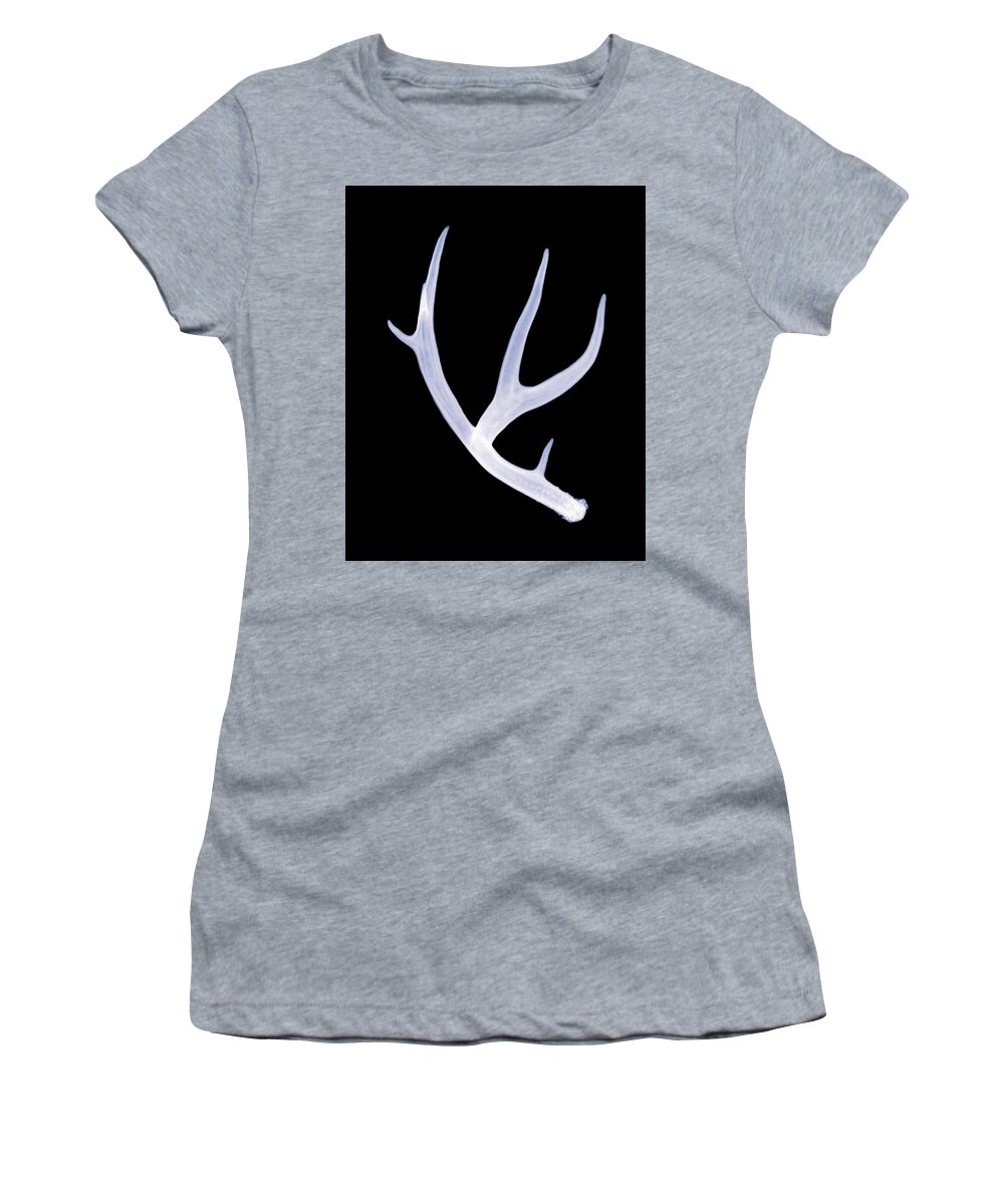 Kansas Women's T-Shirt featuring the photograph Mule deer shed - 07 by Rob Graham