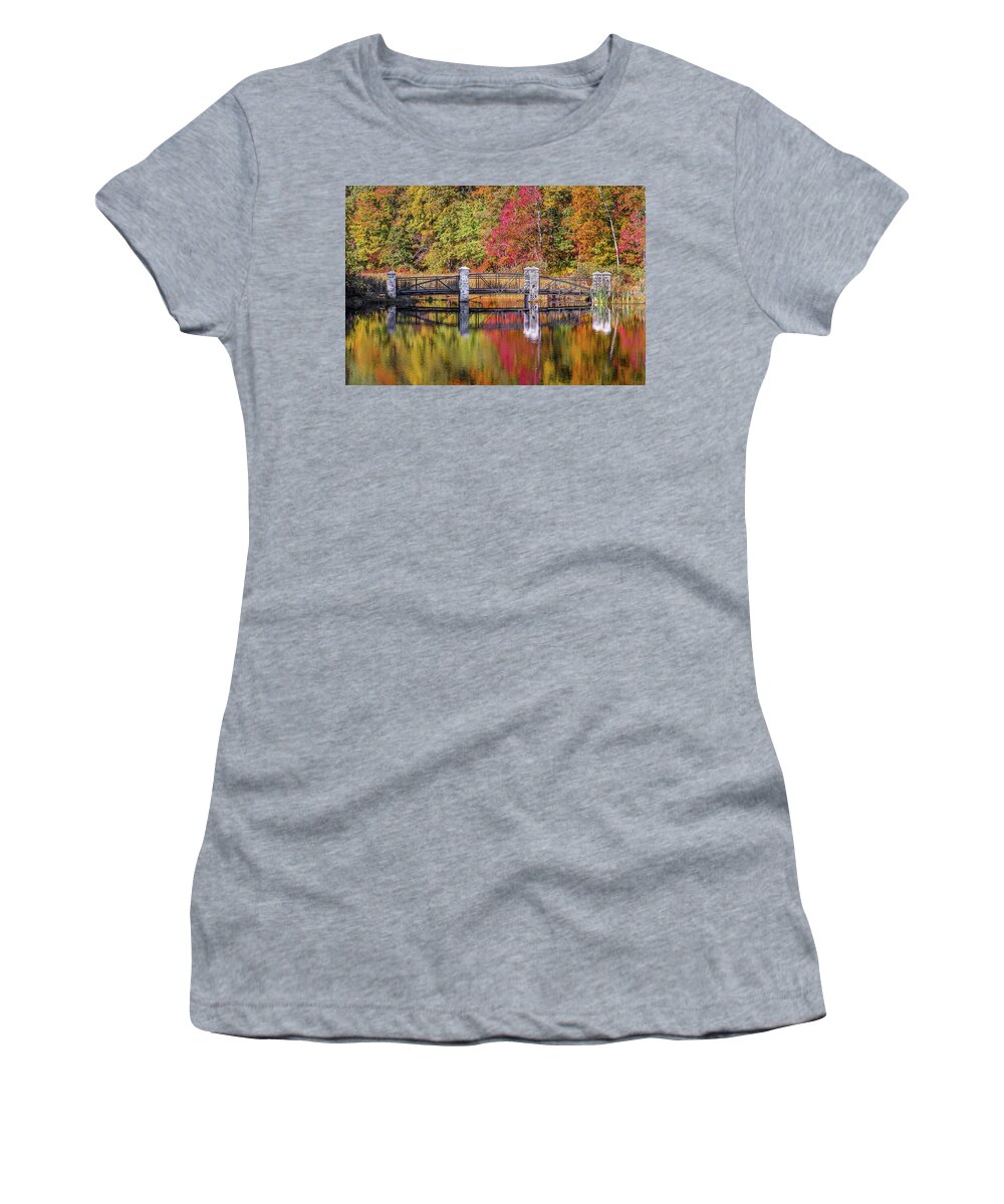 Muriel Hepner Nature Park Women's T-Shirt featuring the photograph Muriel Hepner Nature Park by Anthony Sacco