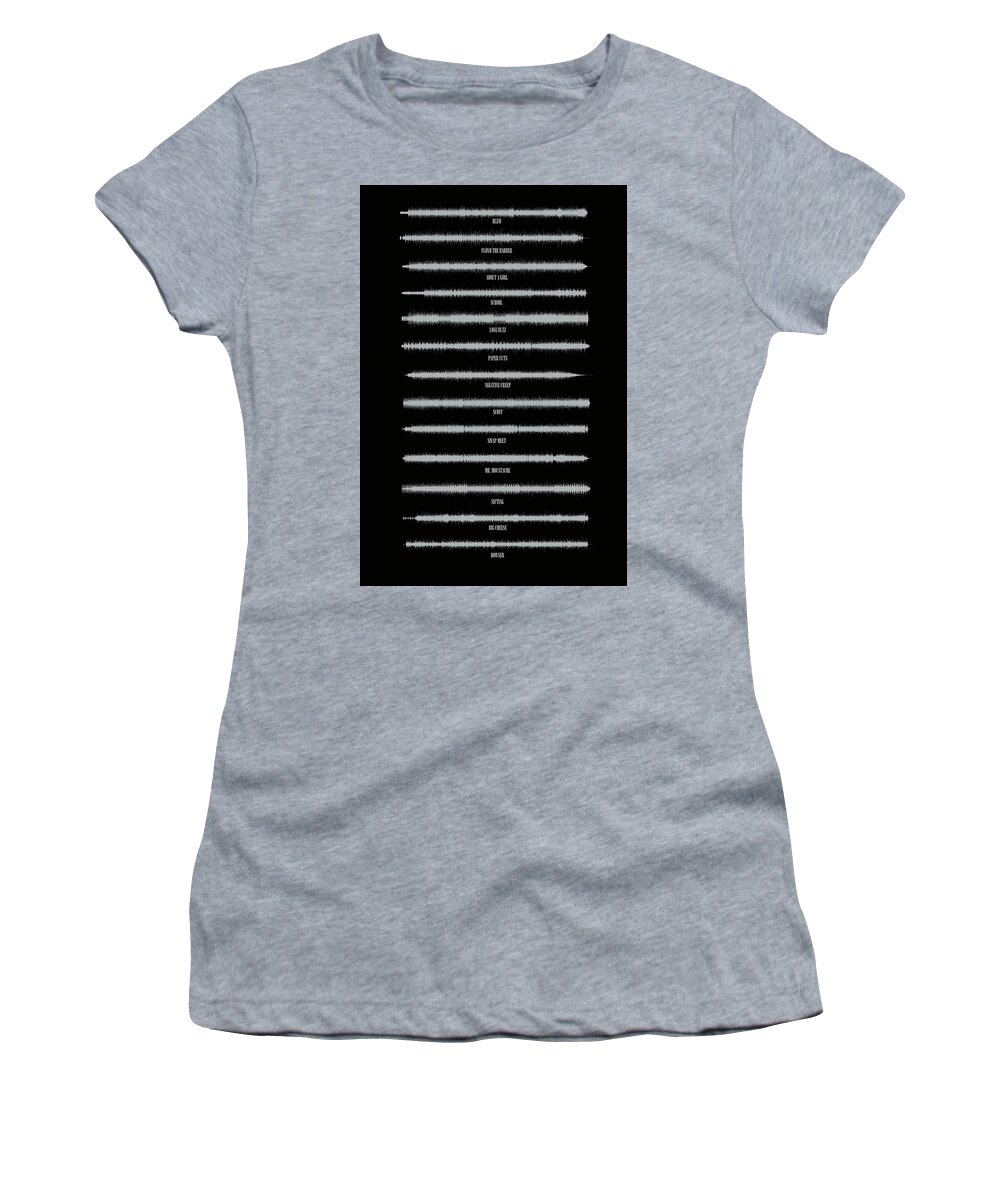 Nirvana Bleach sound wave art Women's T-Shirt by Soundwave Art - Fine Art  America