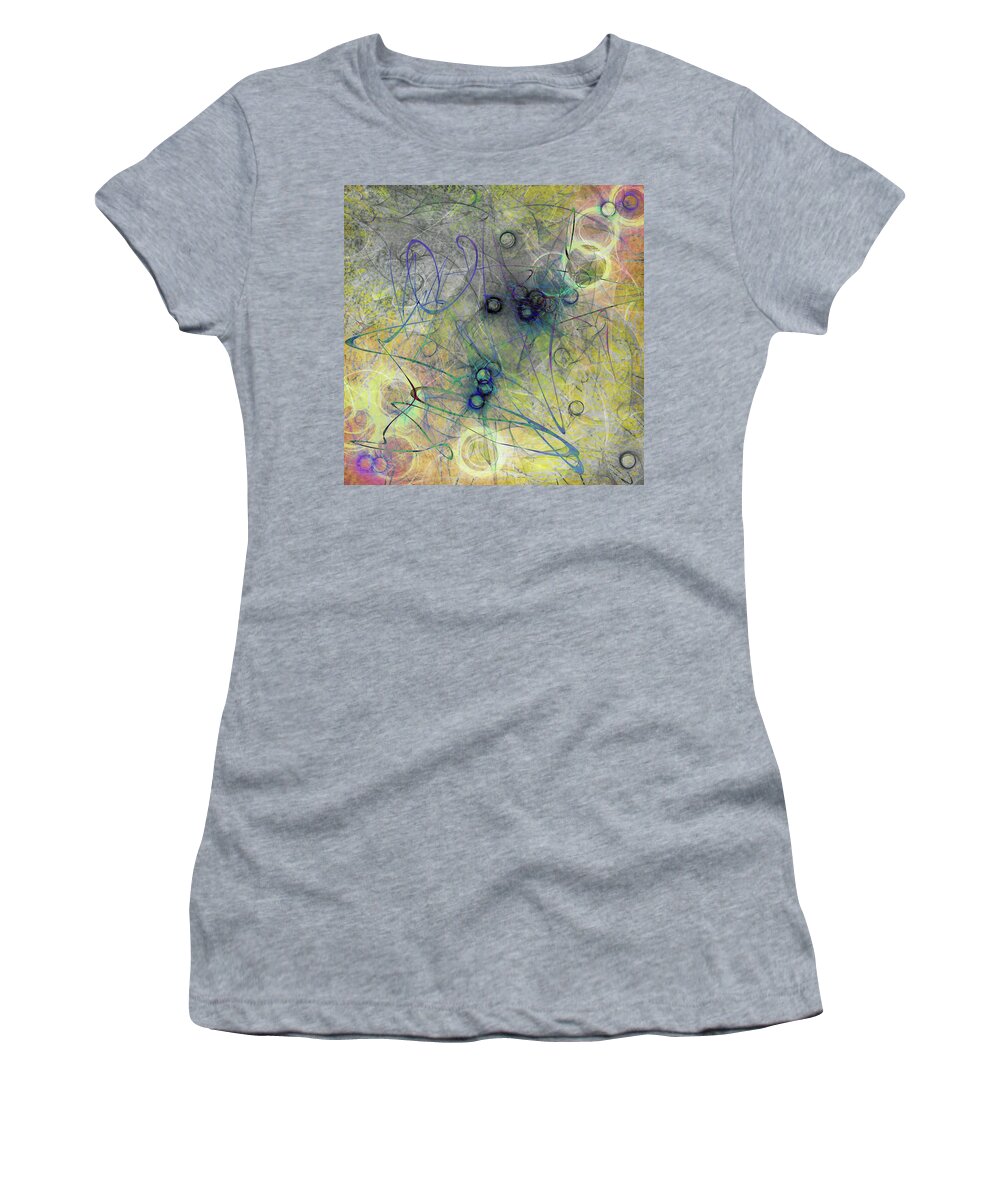 Abstract Art Women's T-Shirt featuring the digital art No. 322 by Jon Woodhams