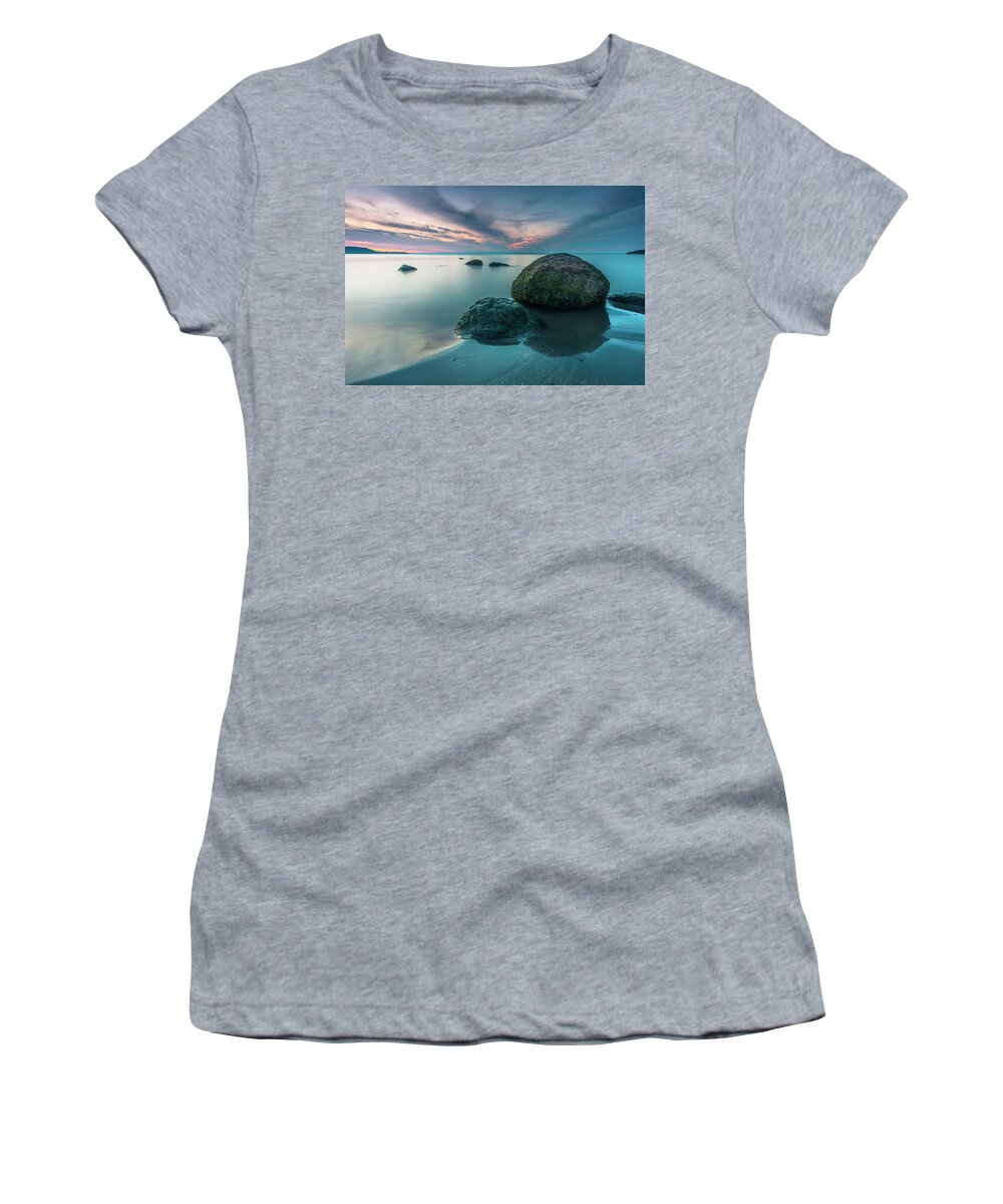 Dusk Women's T-Shirt featuring the photograph Observers by Evgeni Dinev