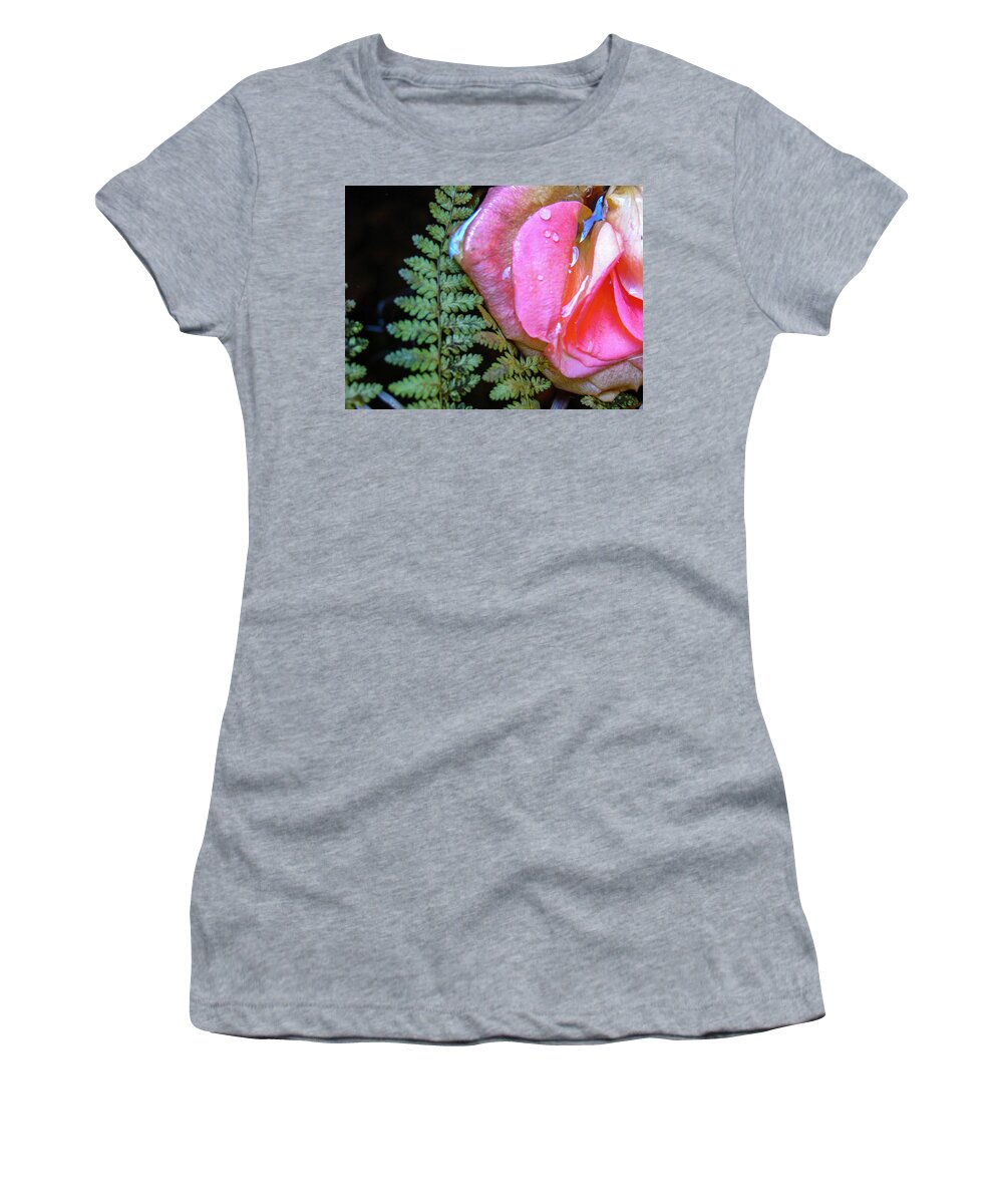 Yoga Women's T-Shirt featuring the photograph Offering Pond by Marian Tagliarino