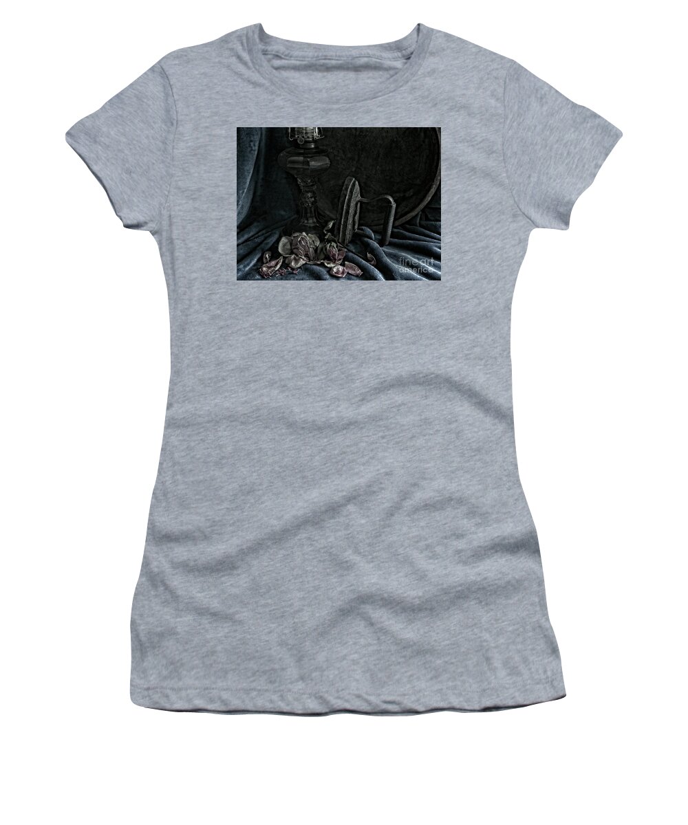Still Life Women's T-Shirt featuring the photograph Old Fashioned by Ella Kaye Dickey