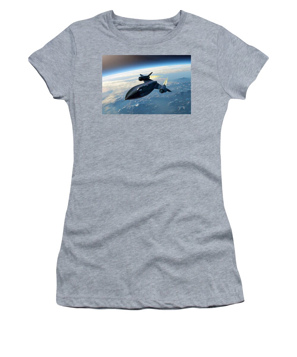 Aviation Women's T-Shirt featuring the digital art One Of A Kind by Peter Chilelli