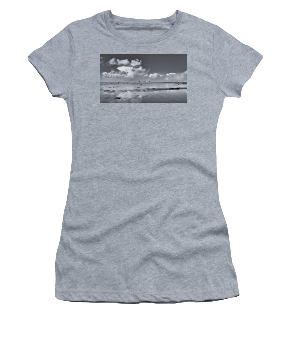 Tofino Women's T-Shirt featuring the photograph Open Ocean at Combers Beach by Allan Van Gasbeck