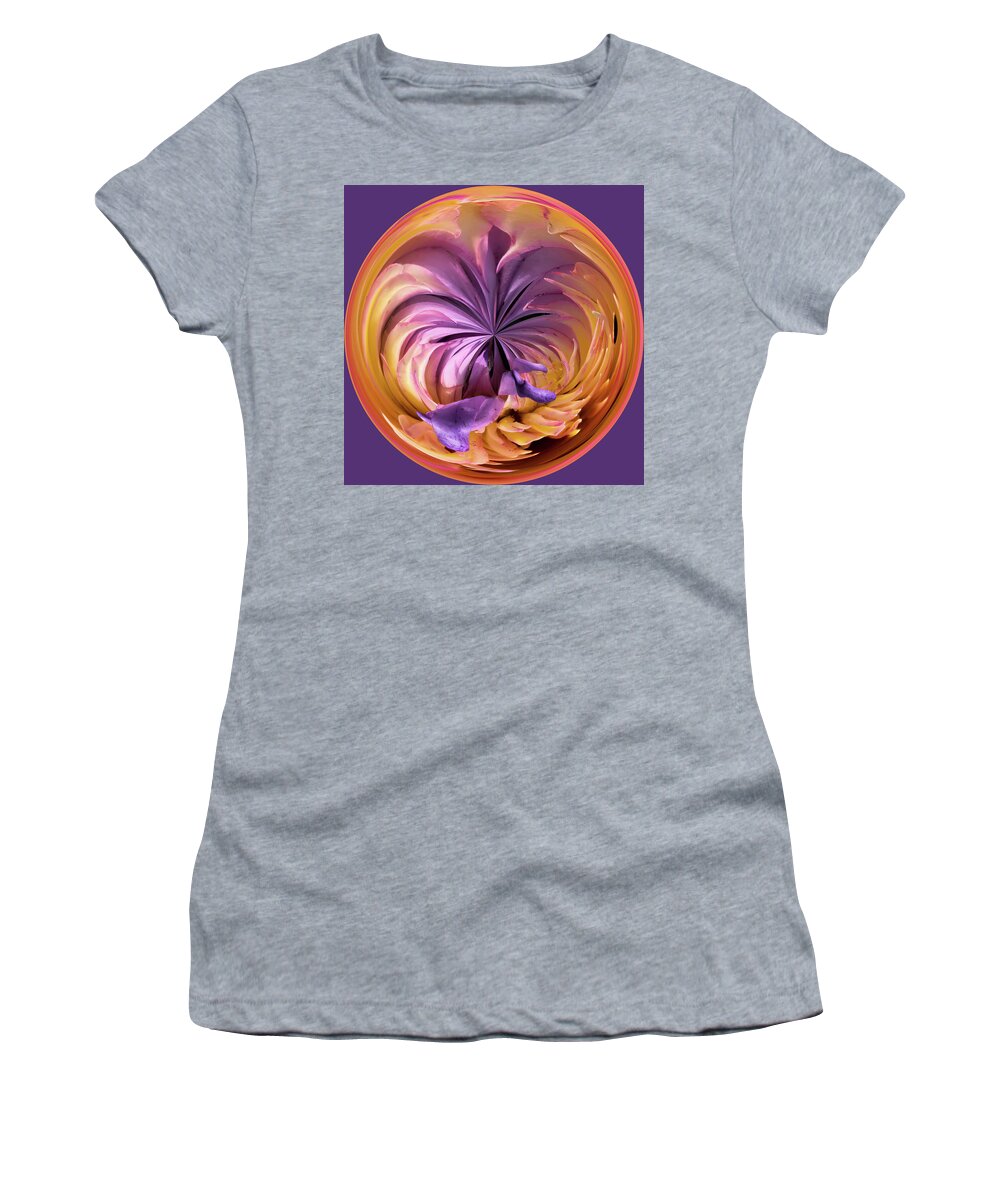 Flower Women's T-Shirt featuring the photograph Orb - waterlily by Minnie Gallman