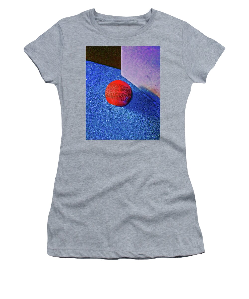 Color Women's T-Shirt featuring the photograph Ground Ball by Andrew Lawrence