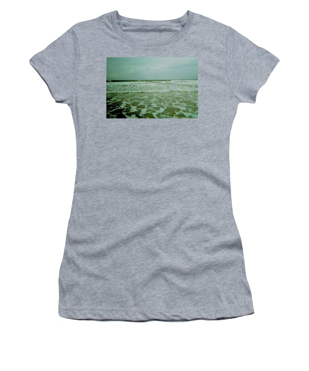 Ormond Beach Women's T-Shirt featuring the photograph Ormond Beach by Suzanne Berthier