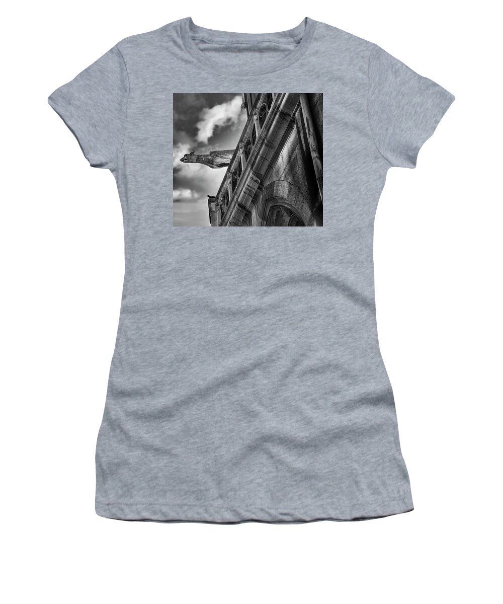 Gargoyle Women's T-Shirt featuring the photograph Out There by John Hansen