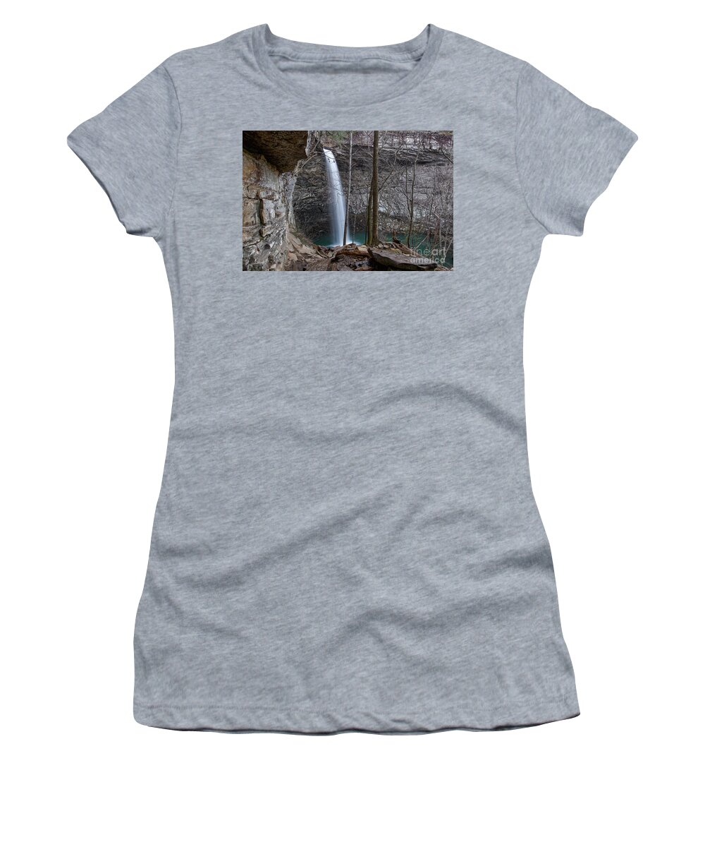 Ozone Falls Women's T-Shirt featuring the photograph Ozone Falls 33 by Phil Perkins