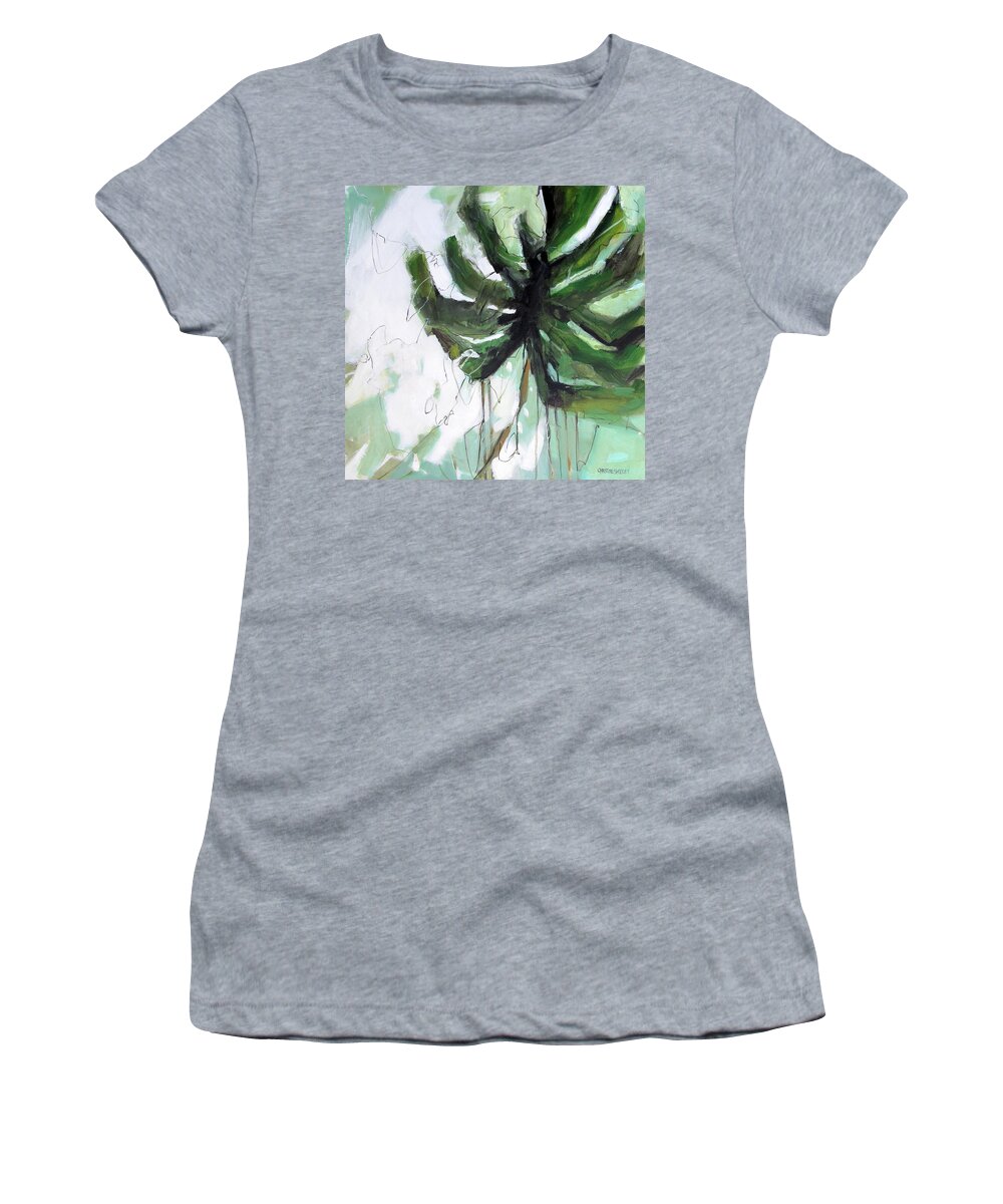 Palmetto Women's T-Shirt featuring the painting Palmetto by Chris Gholson
