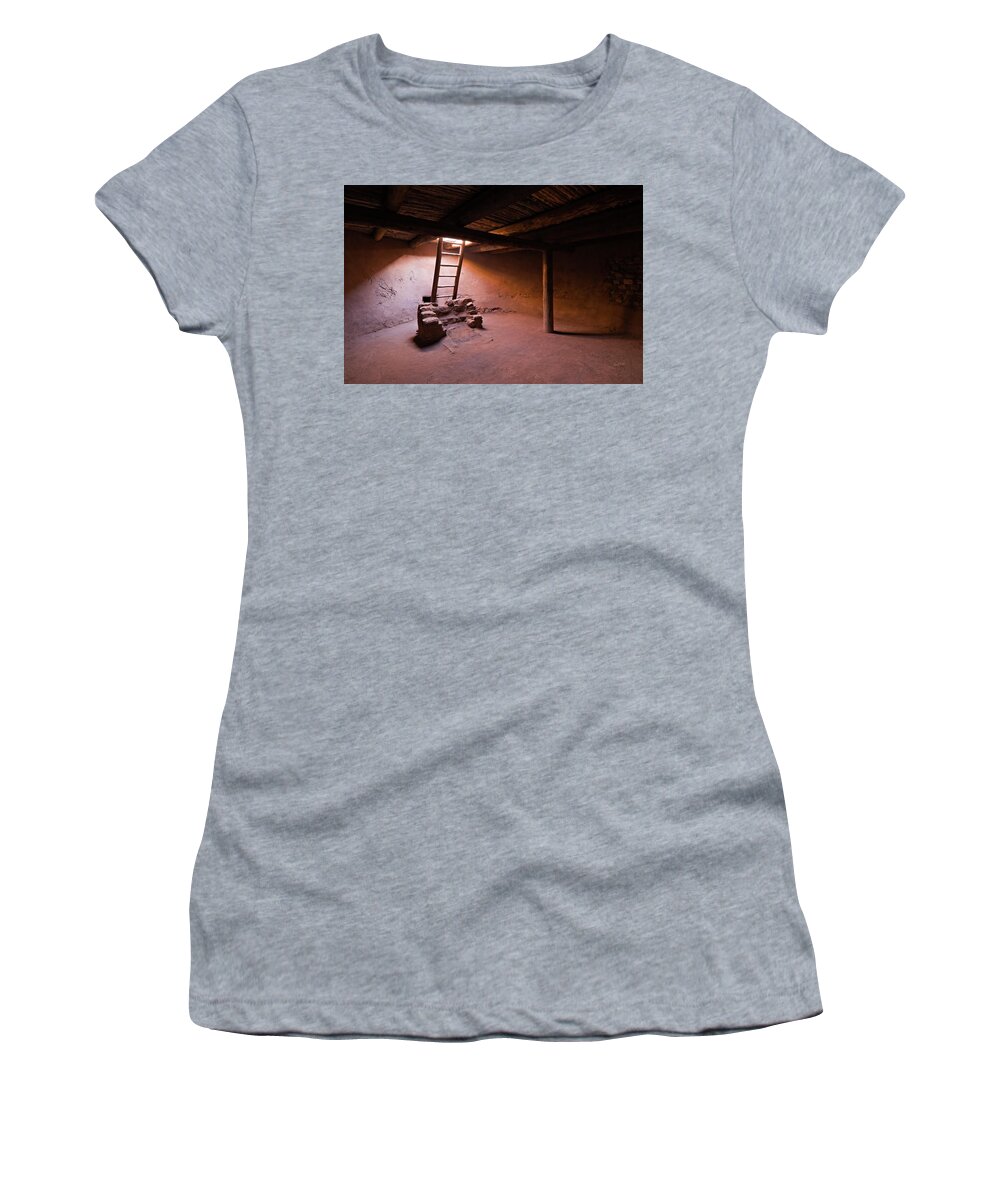 New Mexico Women's T-Shirt featuring the photograph Pecos Kiva by Dan McGeorge