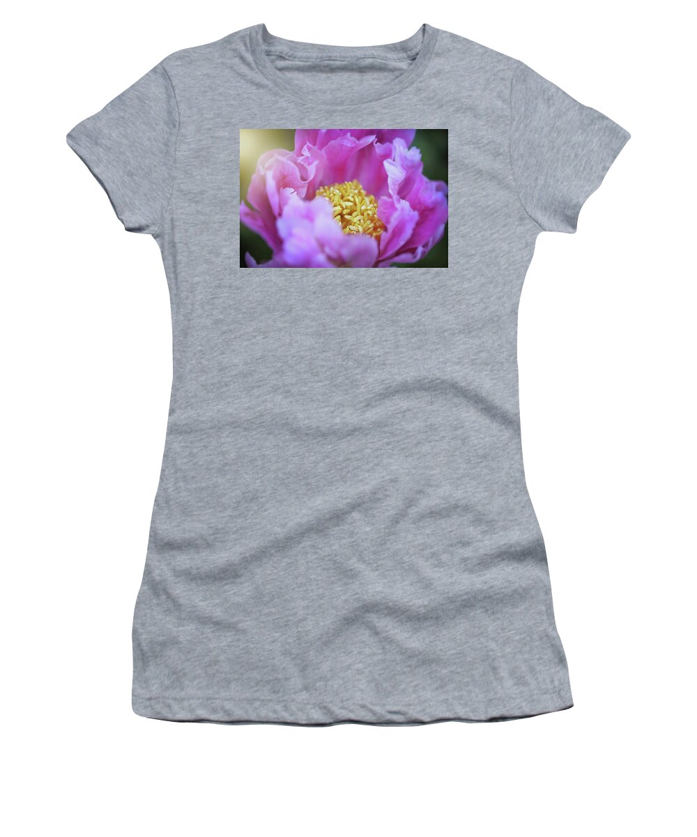  Women's T-Shirt featuring the photograph Pink Bloomer by Nicole Engstrom