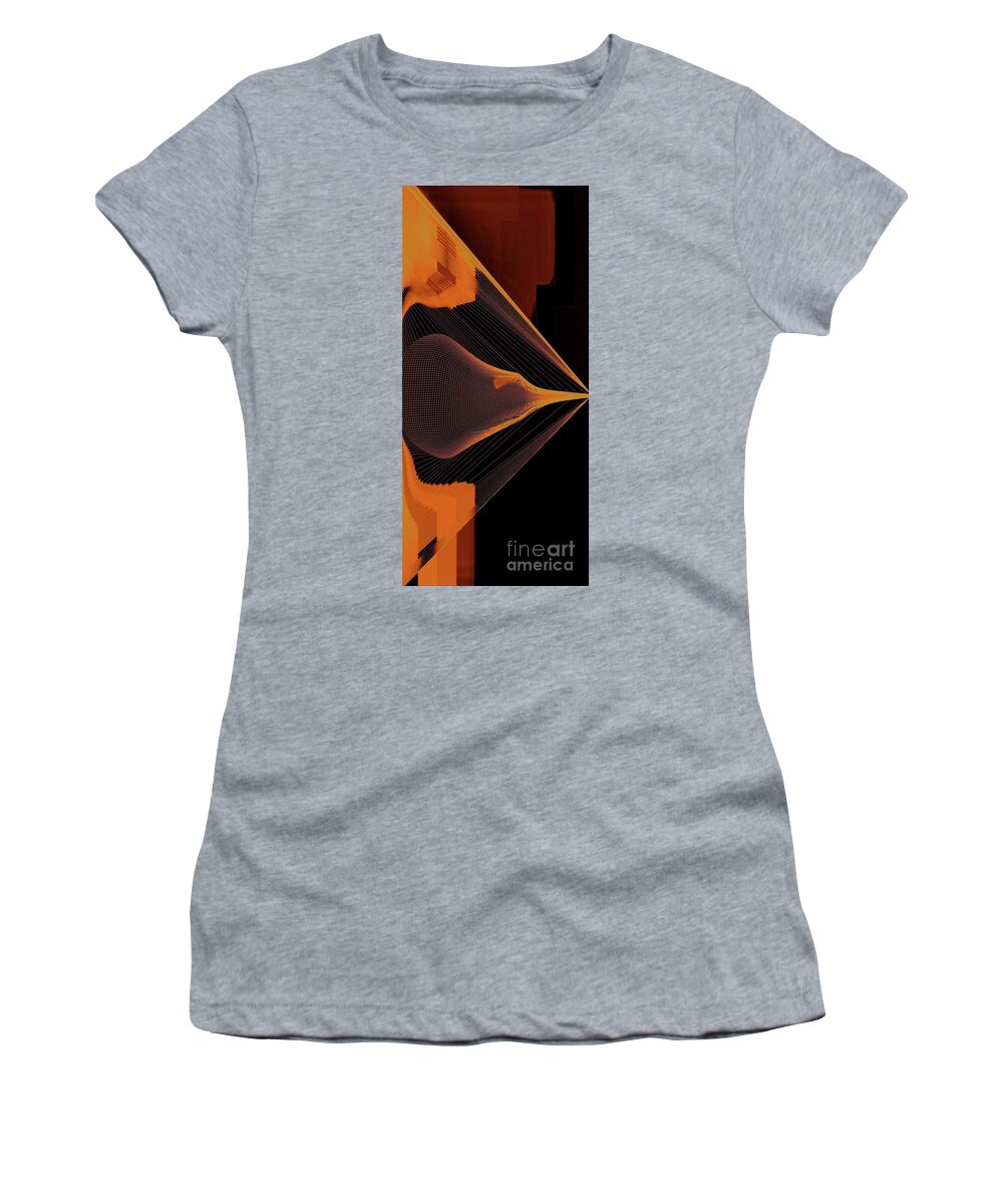  Women's T-Shirt featuring the digital art Pinpoint 1 by Glenn Hernandez