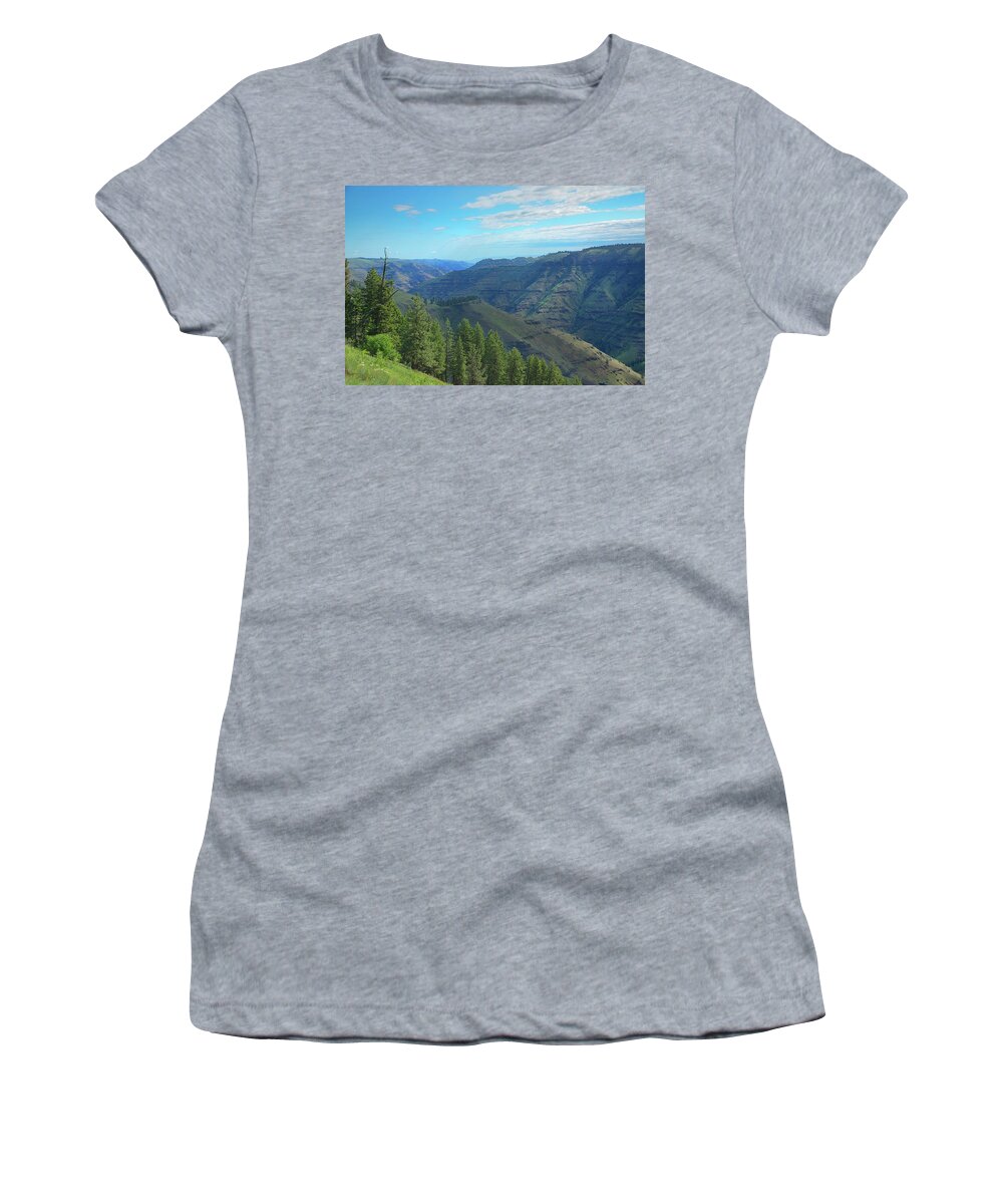 Canyon Women's T-Shirt featuring the photograph Pole Patch Canyon by Loyd Towe Photography