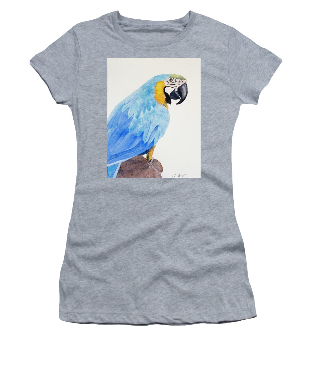 Polly Women's T-Shirt featuring the painting Polly by Laurel Best